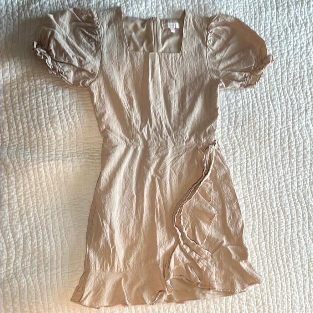 Gibson Latimer Beige Textured Dress
